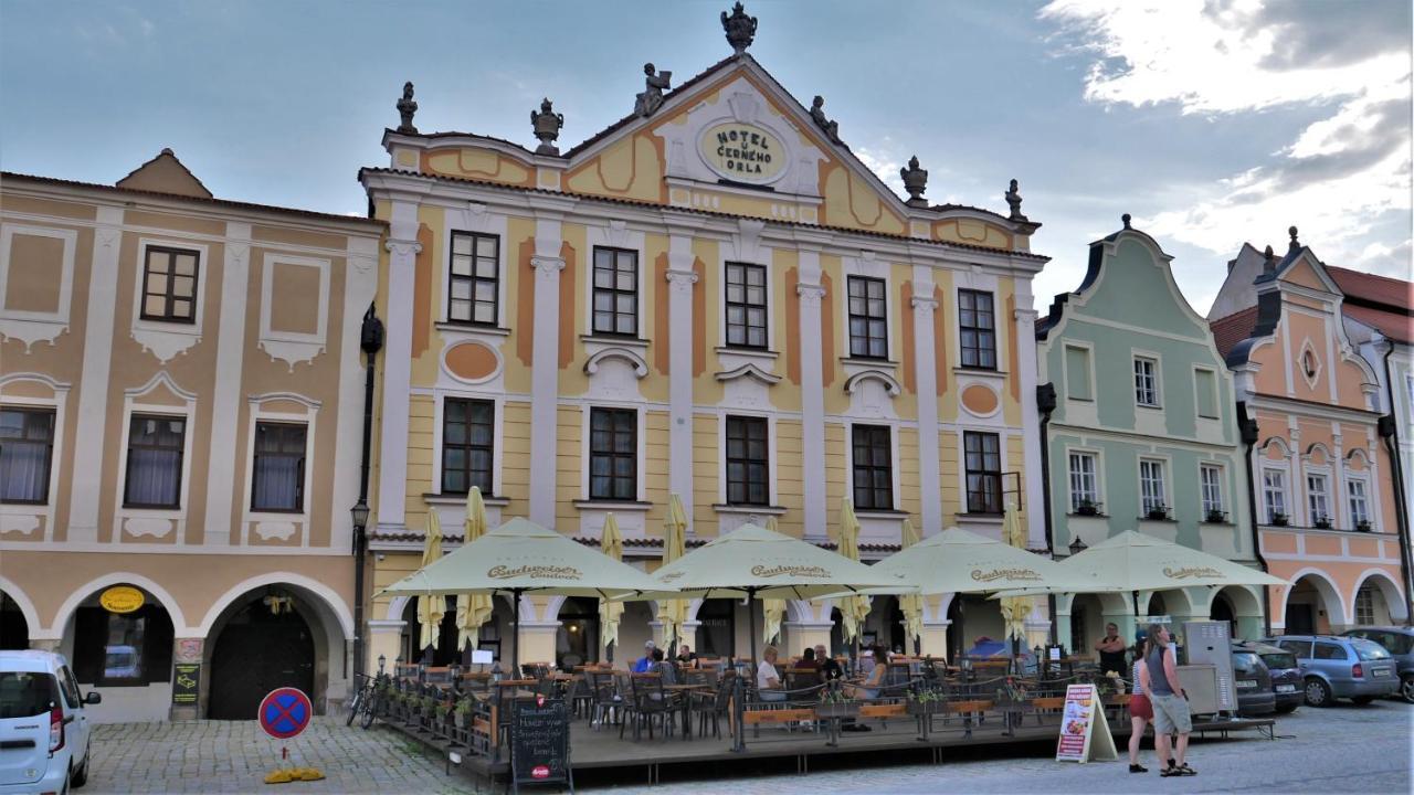 Hotel U Černého orla Telč Exterior foto